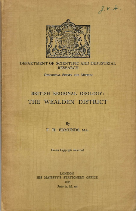 Edmunds, F.H. - British Regional Geology:  Wealden district