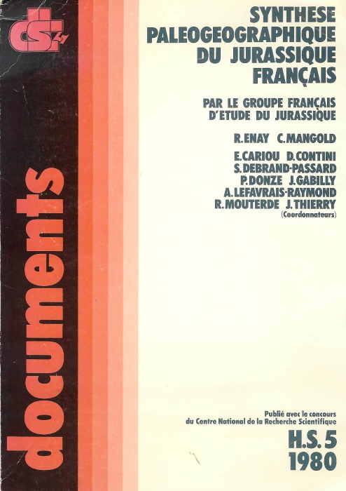 Enay, R.; Mangold, C.; Groupe francais d'etude du Jurassique - Synthe`se Paleogeographique du Jurassique Francais