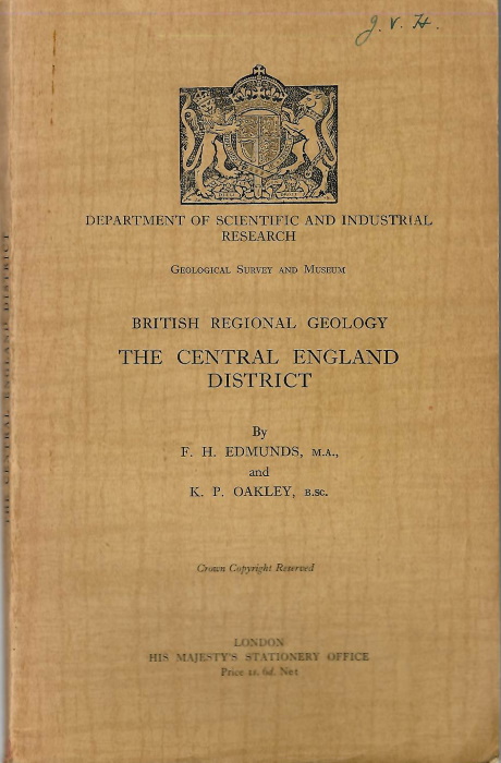 Edmunds, F.H.; Oakley, K.P. - British Regional Geology:  the Central England district