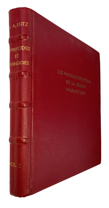 Seitz, A. - Les Macrolepidopteres du Globe Les Macrolpidoptres de la Rgion Palarctique. Vol. 2: Bombycides et Sphingides palarctiques