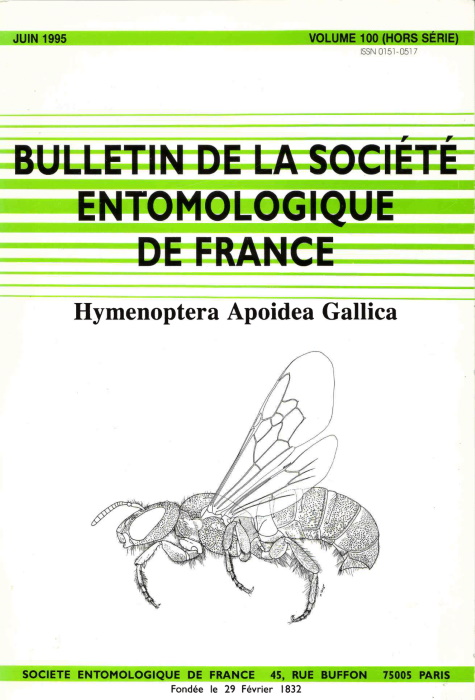 Rasmont, P.; Ember, P.A.; Banaszak, J.; Zanden, G. van der - Hymenoptera Apoidea Gallica