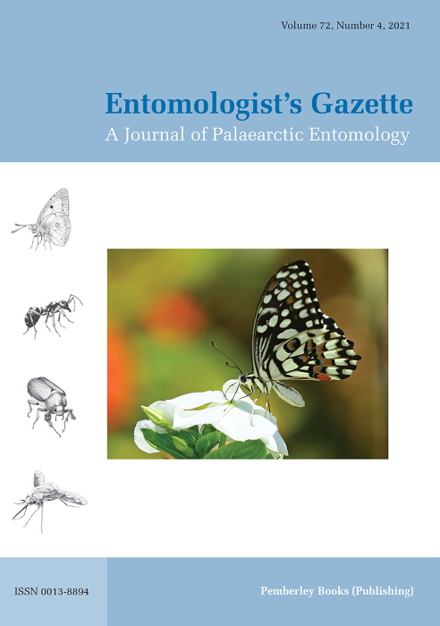  - Entomologist's Gazette Vol. 72 Issue 4 (2021)