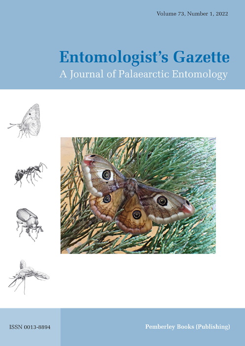  - Entomologist's Gazette Vol. 73 Issue 1 (2022)