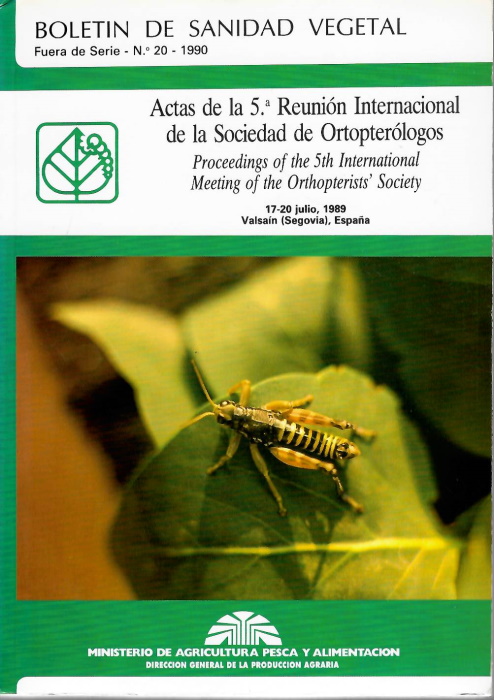 Nickle, D.A. et al. - Proceedings of the 5th International Meeting of the Orthopterists' Society 1989 / Actas de la 5.a Reunion Internacional de la Sociedad de Ortopterologos