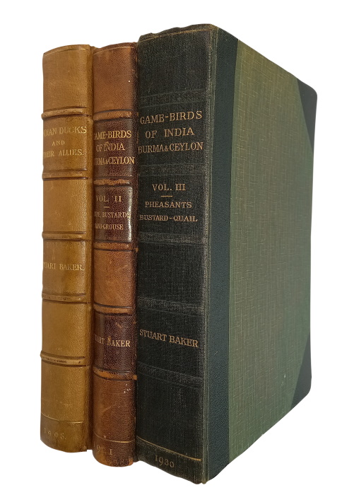 Baker, E.C.S. - The Indian Ducks and their Allies [and] The Game-Birds of India, Burma and Ceylon. Vol. II-III