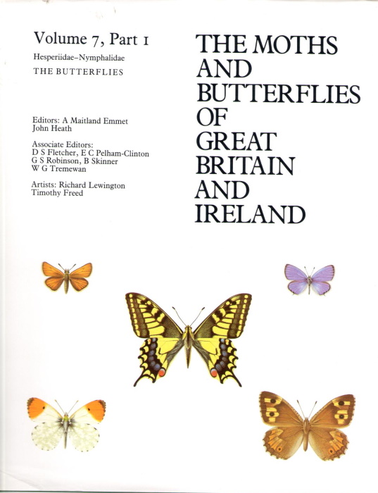 Emmet, A.M.; Heath, J. (Eds) - The Moths and Butterflies of Great Britain and Ireland. Vol. 7, Pt 1: Hesperiidae - Nymphalidae (The Butterflies)