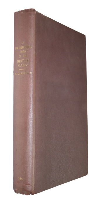 Simpson, N.D. - A Bibliographical Index of the British Flora