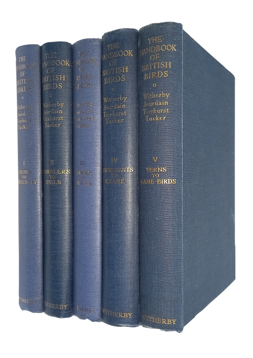 Witherby, H.F.; Jourdain, F.C.R.; Ticehurst, N.F.; Tucker, B.W, - The Handbook of British Birds. Vol. I-V