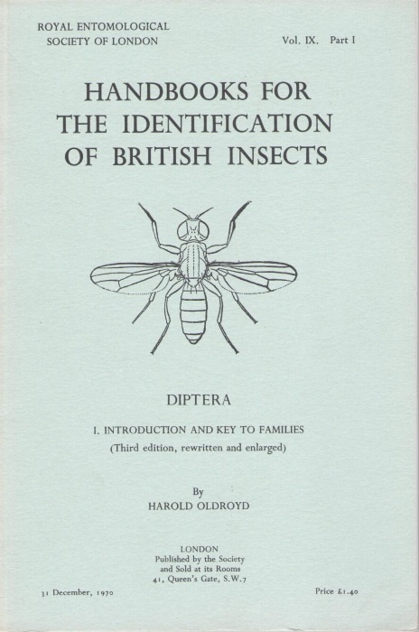 Oldroyd, H. - Diptera: I. Introduction and Key to Families (Handbooks for the Identification of British Insects 9/1)