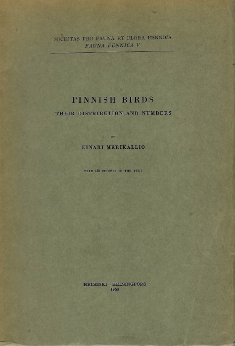 Merikallio, E. - Finnish Birds: their distribution and numbers