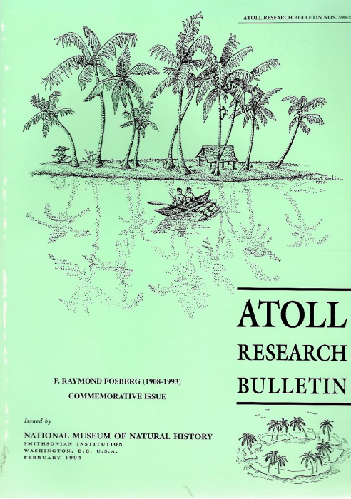Nicholson, D. H.; Whitzman, A.L.; Hassall, D.C., Stoddart, D R.; Fosberg, F.R. - F. Raymond Fosberg (1908-1993) Commemorative Issue