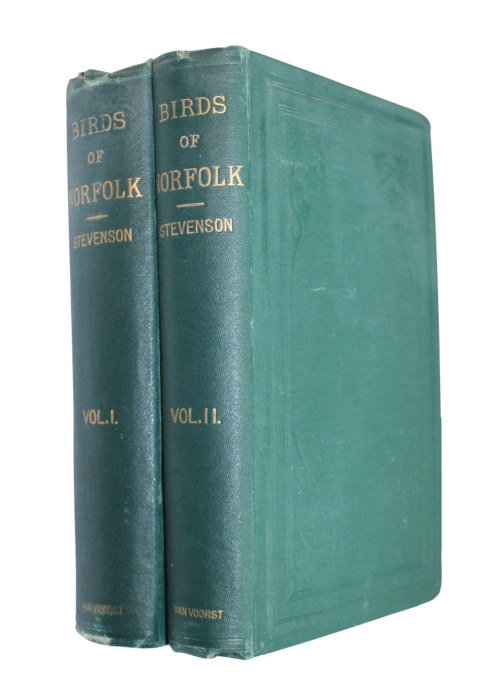 Stevenson, H. - The Birds of Norfolk, with Remarks on their Habits, Migration and Local Distribution. Vol. I-II
