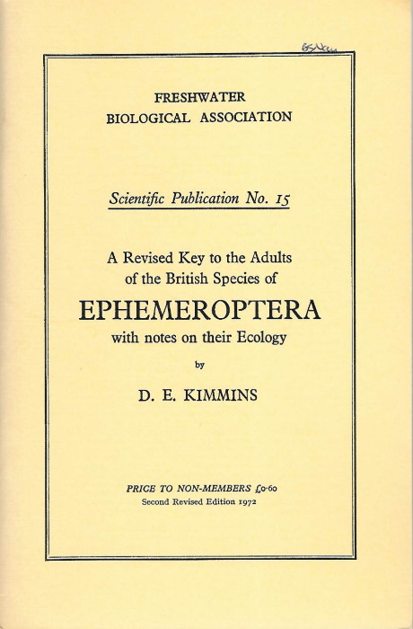 Kimmins, D.E. - A Revised Key to the Adults of the British Species of Ephemeroptera: with notes on their Ecology