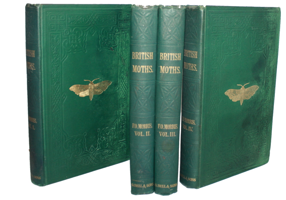 Morris, F.O. - Natural History of British Moths. Vol. I-IV