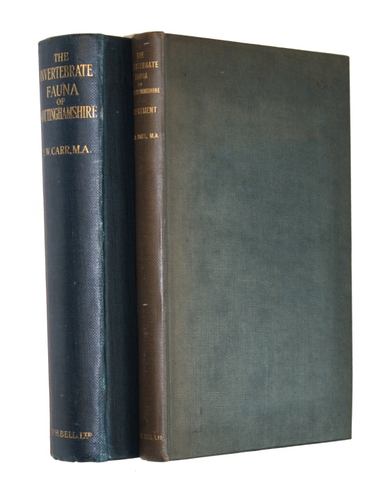 Carr, J.W. - The Invertebrate Fauna of Nottinghamshire [with] Supplement