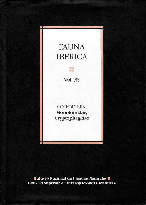 Otero Gonzalez, J.C. - Coleoptera: Monotomidae, Cryptophagidae Fauna Iberica 35