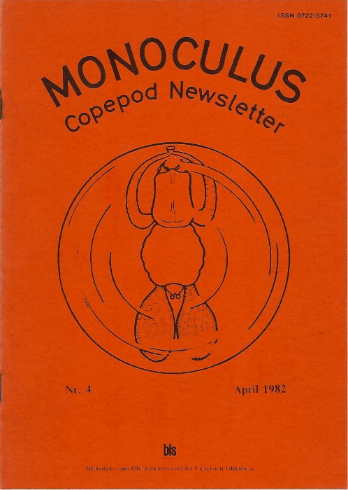 Schminke, H.K. (Ed.) - Monoculus Copepod Newsletter Nos. 4-41