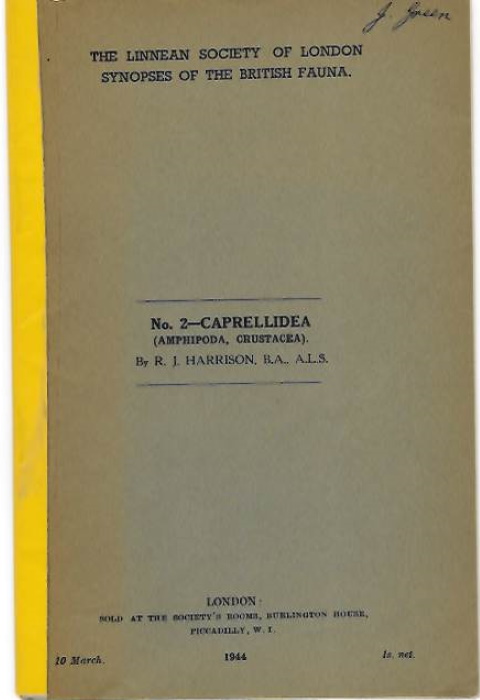 Harrison, R.J. - Caprellidea (Amphipoda, Crustacea)