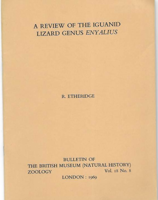 Etheridge, R. - A Review of the Iguanid Lizard Genus <i>Enyalius</i>