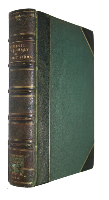 McNicoll, D.H. - Dictionary of Natural History Terms with their Derivations, including the various Orders, Genera, and Species