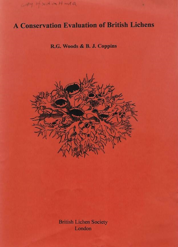 Woods, R.G.; Coppins, B.J. - A Conservation Evaluation of British Lichens