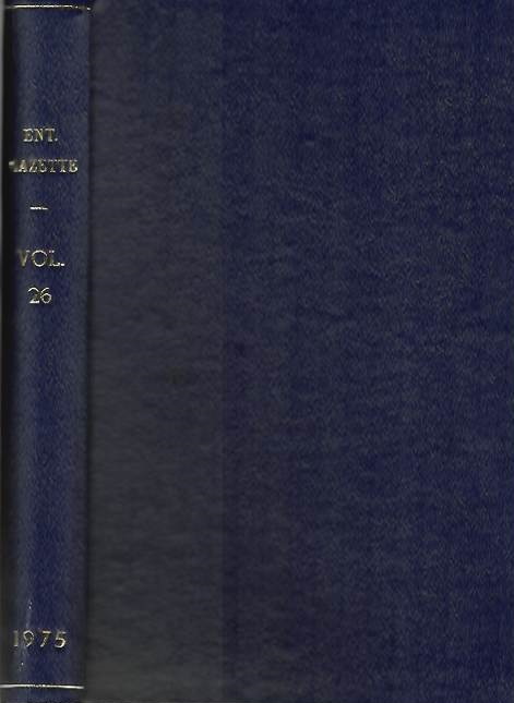 Tremewan, W.G. - Entomologist's Gazette. Vol. 26 (1975)