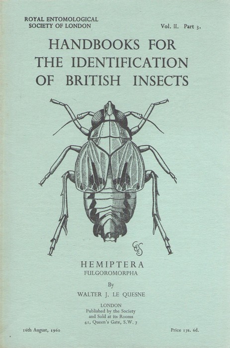 Le Quesne, W.J. - Hemiptera Fulgoromorpha (Handbooks for the Identification of British Insects 2/3)