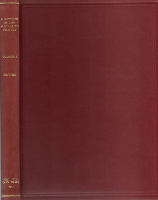 Britton, E.B. - A Revision of the Australian Chafers (Coleoptera: Scarabaeidae: Melolonthinae). Vol. 1