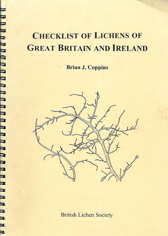 Coppins, B.J. - Checklist of Lichens of Great Britain and Ireland