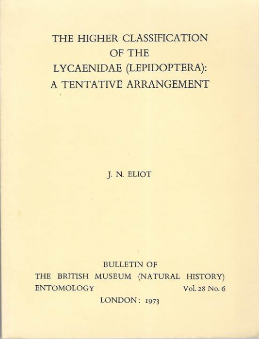 Eliot, J.N. - The Higher Classification of the Lycaenidae (Lepidoptera): A Tentative Arrangement