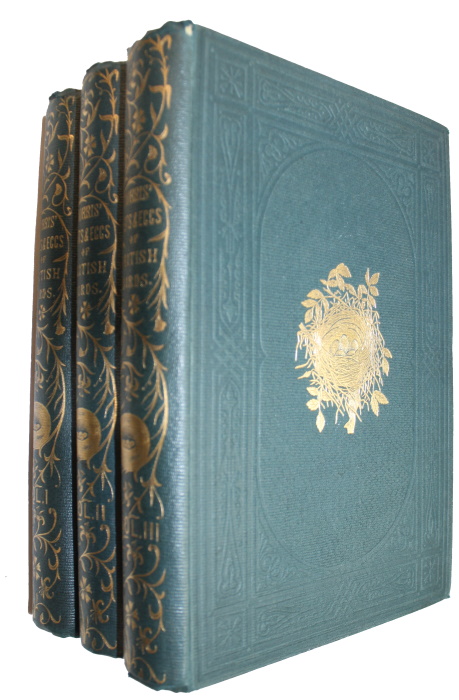 Morris, F.O. - A Natural History of the Nests and Eggs of British Birds. Vol. I-III