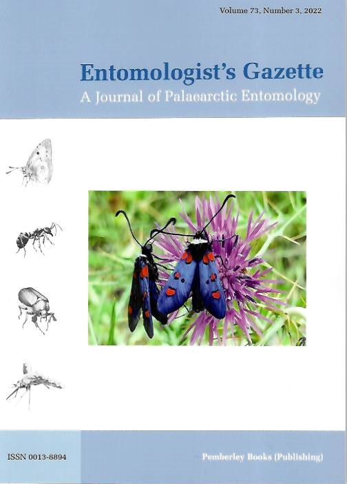  - Entomologist's Gazette Vol. 73 Part 3 (2022)