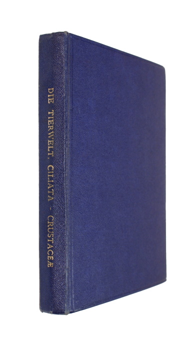Kahl, A.; van Oorde-de Lint, G.M.; Schuurmans Stekhoven, J.H.; Nierstrasz, H.F. - Tierwelt der Nord- und Ostsee. II.c4: Ciliata entocommensalia et parasitica; II.c5: Suctoria; X.c2: Copepoda parasitica; X.e2 Isopoda genuina; X.e3: Anisopoda; Xe4: Isopoda Nachtrge und Berichtigungen