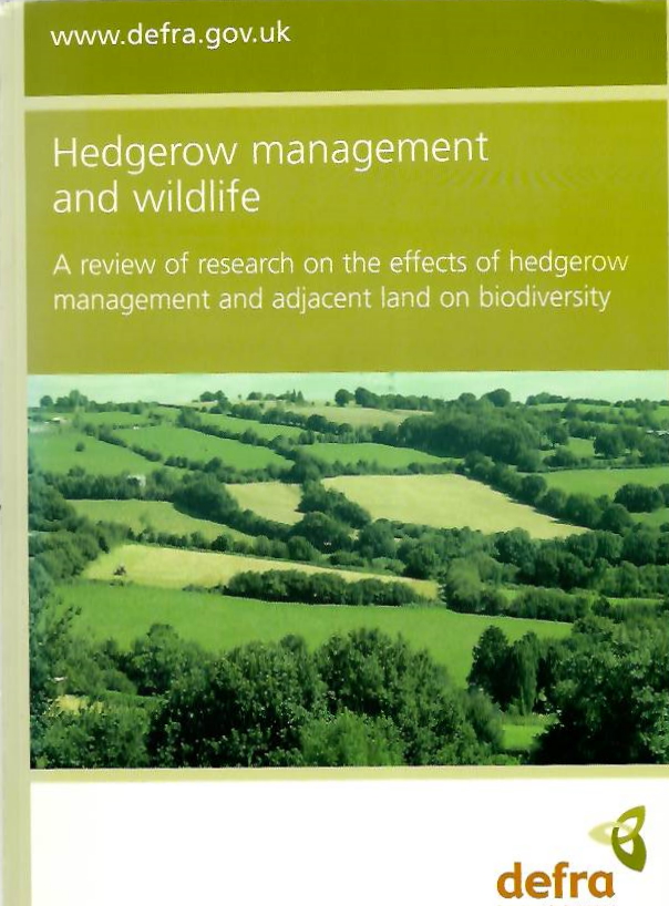 Barr, C.J.; Britt, C.P.; Sparks, T.H.; Churchward, J.M. (Eds) - Hedgerow management and wildlife