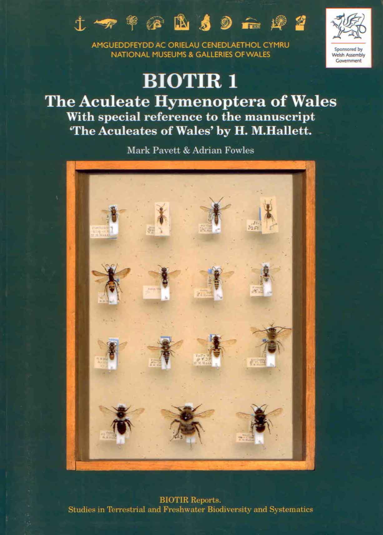 Pavett, M.; Fowles, A. - The Aculeate Hymenoptera of Wales with special reference to the manuscript 'The Aculeates of Wales' by H.M. Hallett