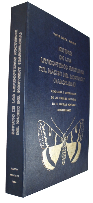 Sartori, I Monteys, Victor - Estudio de los Lepidopteros Noctuidae del Macizo del Montsey (Barcelona).  Fenologa y distribucin de las especies halladas en el encinar montano mediterrneo