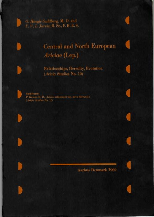 Hoegh-Guldberg, O.; Jarvis, F.V.L. - Central and North European Ariciae (Lep.): Relationships, Heredity, Evolution