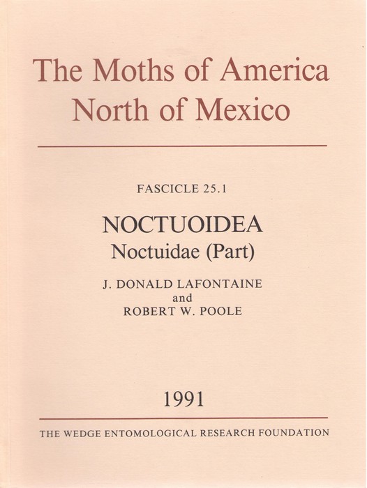 Lafontaine, J.D.; Poole, R.W. - The Moths of America North of Mexico 25.1: Noctuidae: Plusiinae