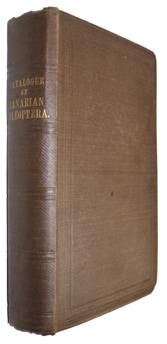 Wollaston, T. Vernon - Catalogue of the Coleopterous Insects of the Canaries in the Collection of the British Museum