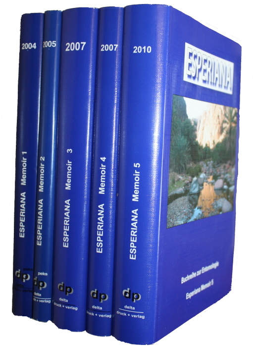 Mey, W. (Ed.) - Esperiana Memoir Vol 1 - 5