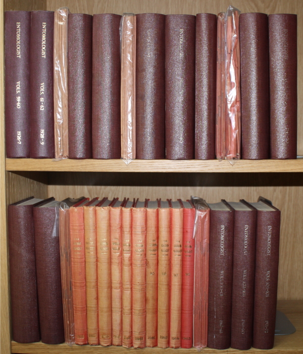 Riley, N.D.; Popham, E.J. et al (Eds) - The Entomologist. Vol. 59-69, 72-73, 75-105