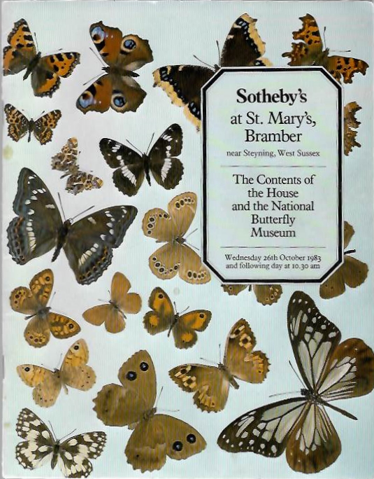  - Sotheby's at St. Mary's, Bramber, Contents of the House and the National Butterfly Museum Auction Catalogue