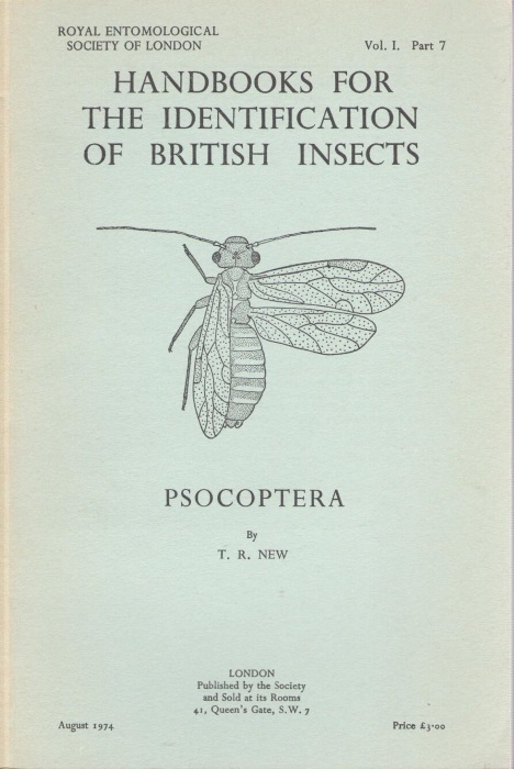 New, T.R. - Psocoptera (booklice, barklice) (Handbooks for the Identification of British Insects 1/7)