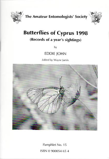 John, E. - Butterflies of Cyprus 1998 (Records of a year's sightings)
