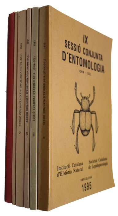  - IV-IX Sessi conjunta d'Entomologia ICHN-SCL 1985-1995