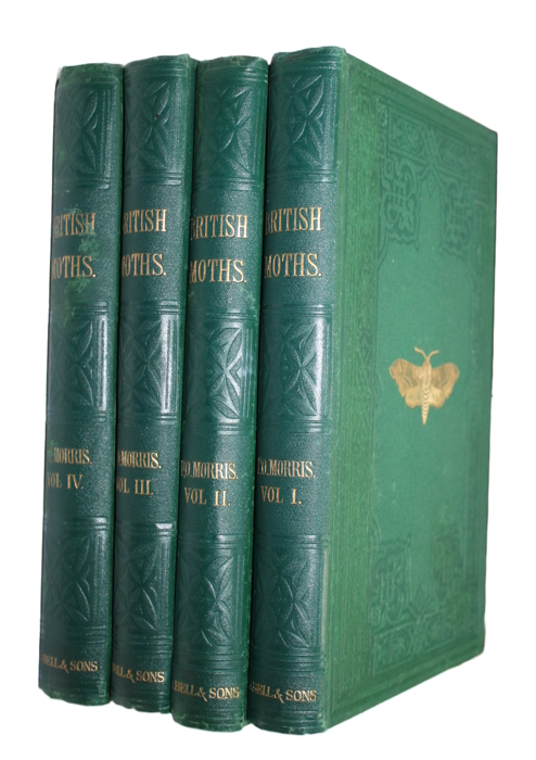 Morris, F.O. - Natural History of British Moths. Vol. I-IV