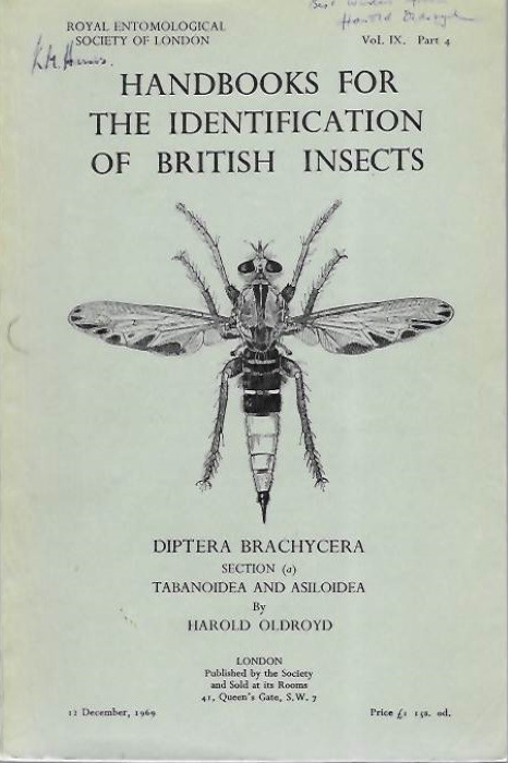Oldroyd, H. - Diptera Brachycera: Tabanoidea and Asiloidea (Handbooks for the Identification of British Insects 9/4)