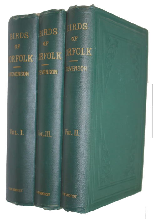 Stevenson, H.; Southwell, T. - The Birds of Norfolk with Remarks on their Habits, Migration and Local Distribution. Vol. I-III