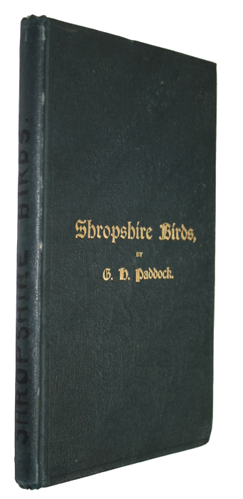 Paddock, G.H. - Catalogue of Shropshire Birds
