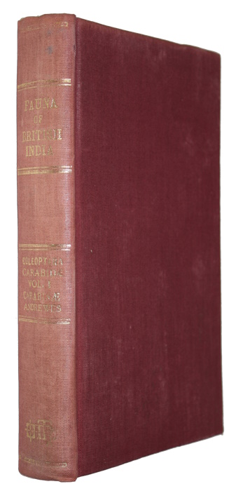 Andrewes, H.E. - The Fauna of British India: Coleoptera. Carabidae. Vol. I: Carabinae